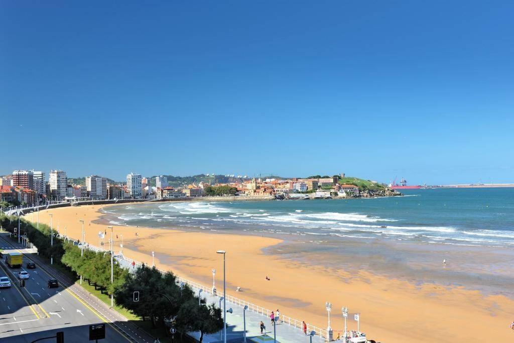 Apto Ramon Y Cajal,1- Centrico Y Cerca De Playa San Lorenzo-3Hab Garaje Opc Gijón Eksteriør bilde