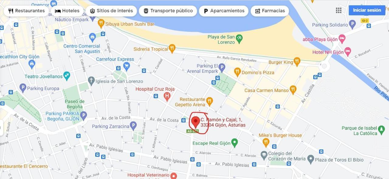 Apto Ramon Y Cajal,1- Centrico Y Cerca De Playa San Lorenzo-3Hab Garaje Opc Gijón Eksteriør bilde